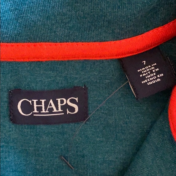 $SALE$ New without tags Chaps long sleeve size 7 - Picture 2 of 5